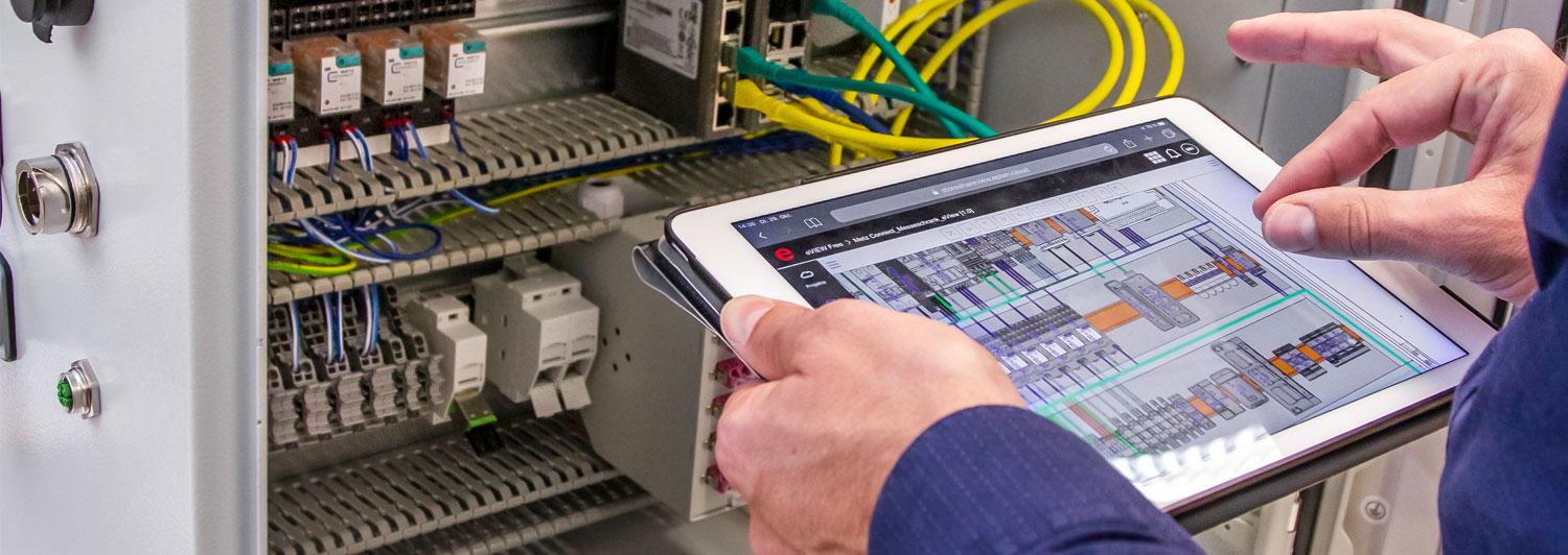 Intelligent system components for control cabinet applications