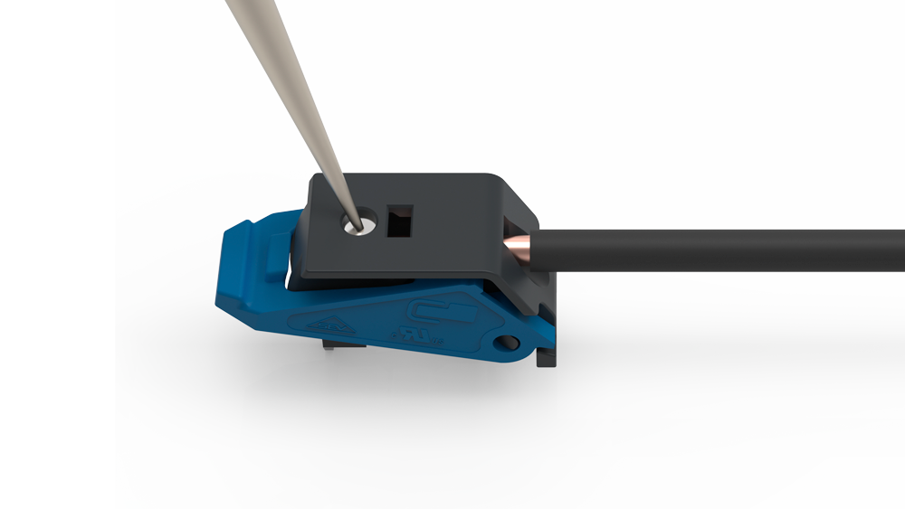 Indicateur de connexion de fil optique