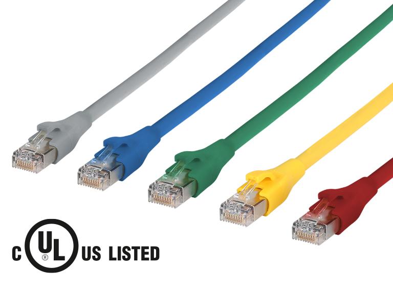 Patch cables for industrial environments with cULus application in industry 