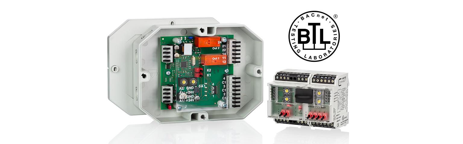  METZ CONNECT BACnet I/O-Module Jetzt BTL zertifiziert
