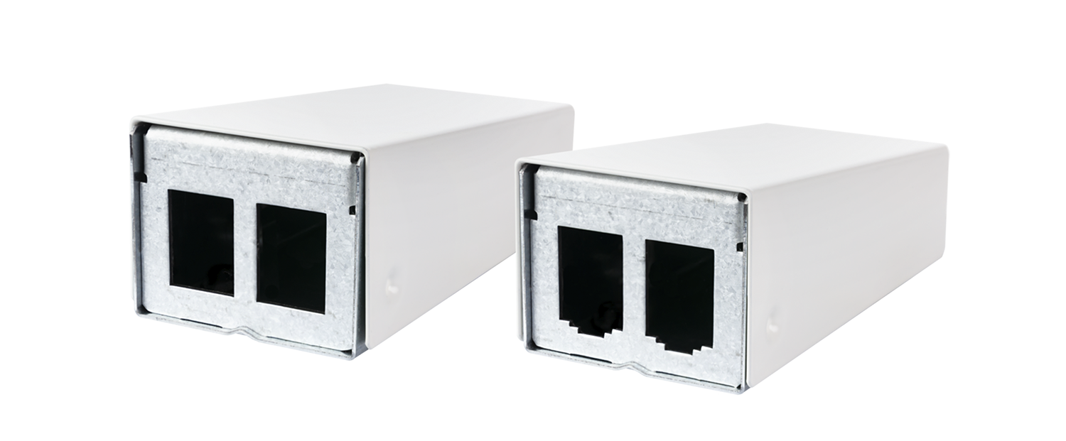 NEU – sehr kompaktes 2 Port Modul Aufputzgehäuse (CP | SCP | SO)