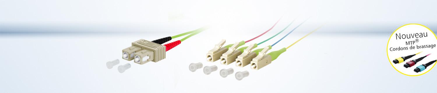 Cordons de brassage et Pigtails