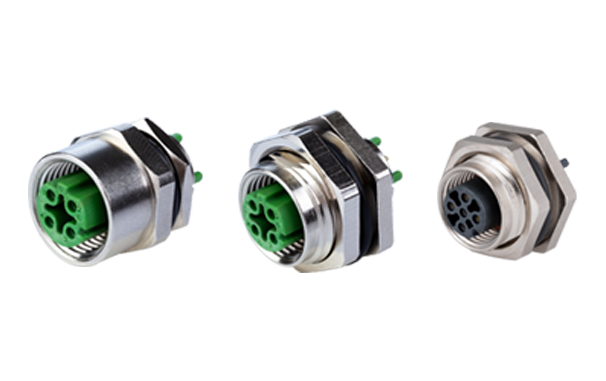 Leiterplattenbuchsen m12