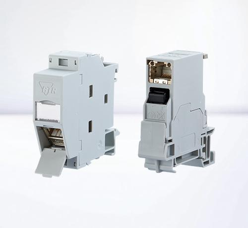 Tragschienengehaeuse RJ45