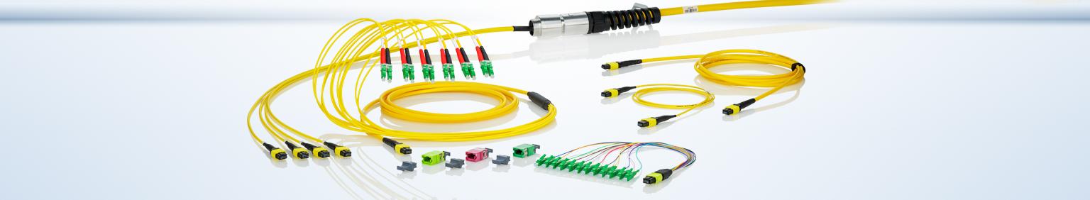 MPO/MTP®-Steckverbindungen und Kabelkonfektionen