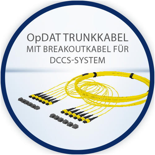OpDAT Trunkkabel mit Breakoutkabel für DCCS-System