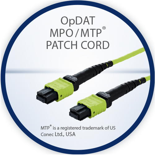 OpDAT MPO / MTP® patch cord
