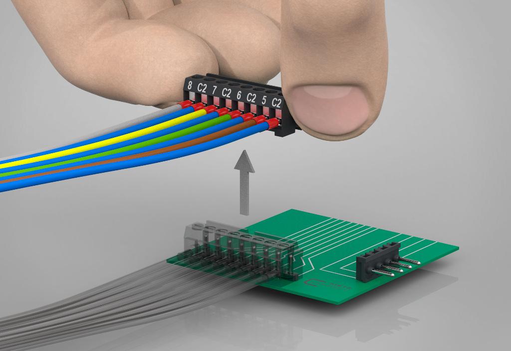 Easy connection and disconnection of the entire clamp