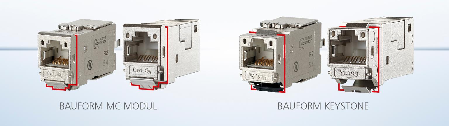 MC Modul oder Keystone - Der Unterschied zwischen den beiden Einbauausschnitten