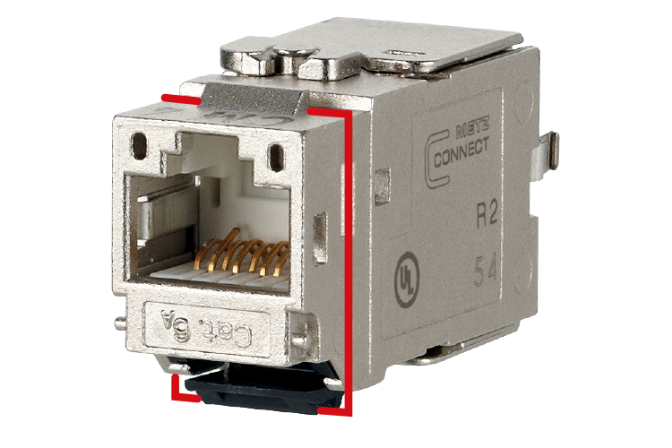 Produktbild von Metz Connect C6Amodul K 270° Jack - Keystone 130B22-E
