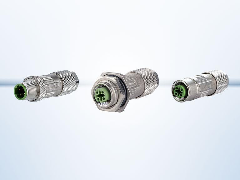 Jetzt Neu: M12 feldkonfektionierbare Stecker und Buchsen D-kodiert mit optimiertem Dichtbereich