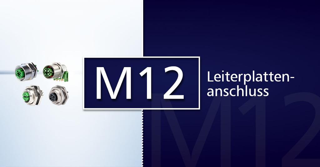 M12 Leiterplattenanschluss