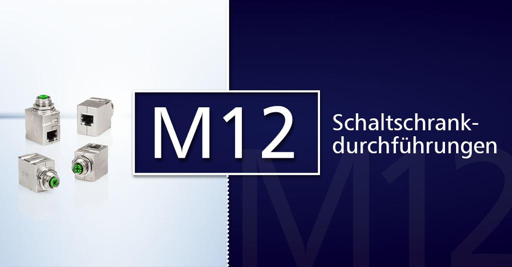 Schaltschrankdurchführungen M12