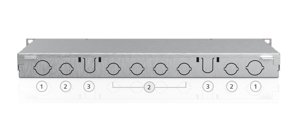 OpDAT fix2 / slide2 |  Kabeleingang 1 HE fix2