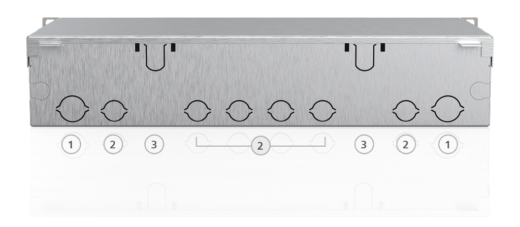 OpDAT fix2 / slide2 | Kabeleingang 2 HE fix2