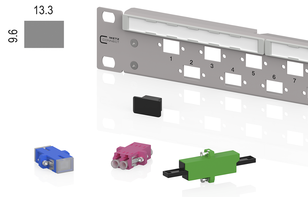 OpDAT fix2/ OpDAT slide2 | Frontplatte SC-S / LC-D / E2000-S