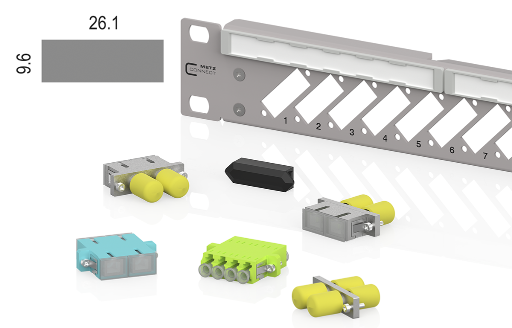 OpDAT fix2/ OpDAT slide2 | Frontplatte SC-D / LC-Q / ST-D / ST-D/SC-D