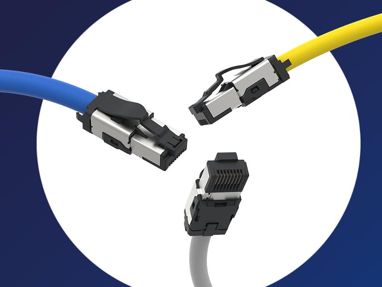 RJ45 field plug – ultra short