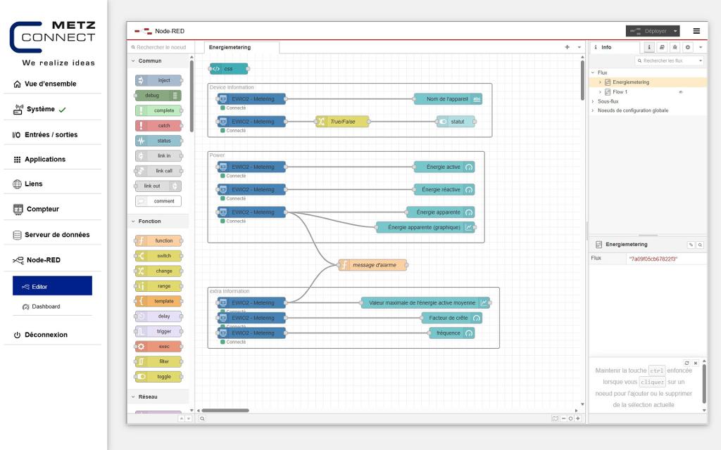 Exemple de flux