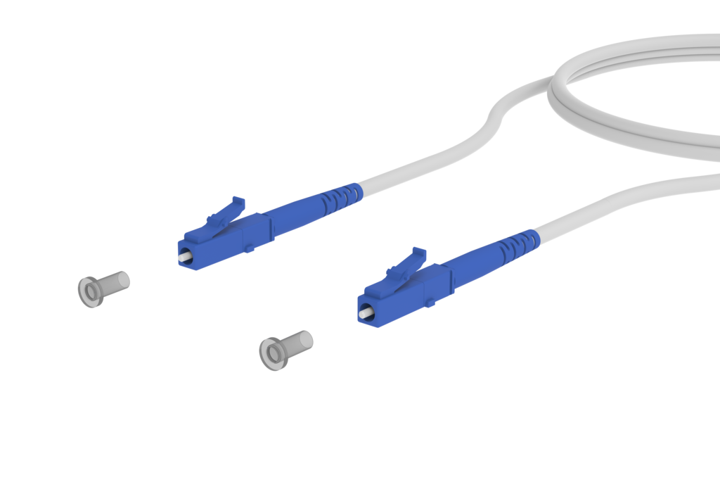 OpDAT Patchkabel LC-S/LC-S OS2, weiß