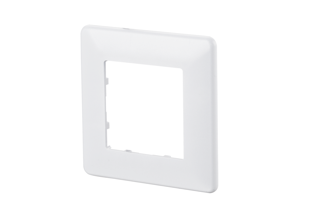 Abdeckplatte 80 x 80 mm, verkehrsweiß, Modul