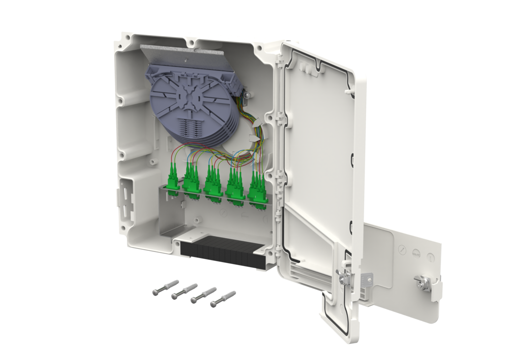 OpDAT MV 9xLC-D APC OS2 splice IP54
